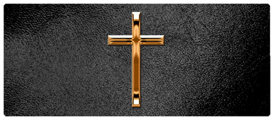 DNSEMP-L-510-CP-SH-BK Copper Single Cross Shimmer Black